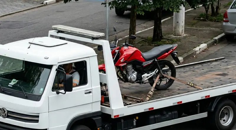Reboque de moto em São José – guincho especializado para motocicletas